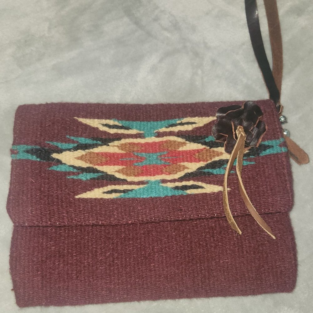 Saddle Blanket Hand-crafted Clutch
